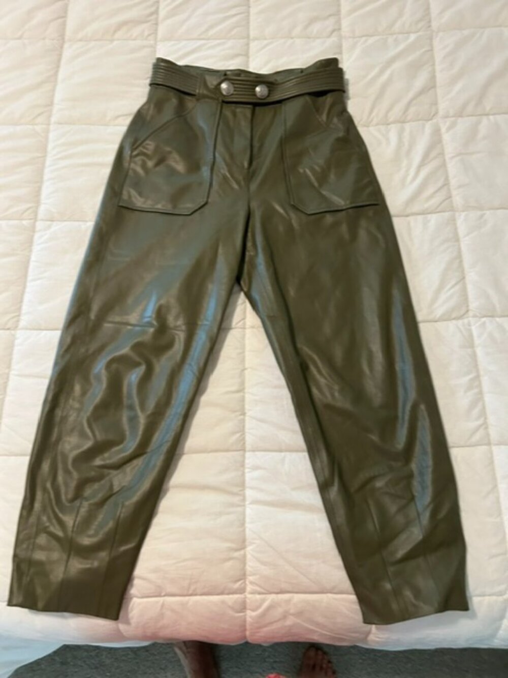 Veronica Beard Faux Leather Pants